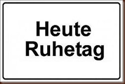 ruhetag